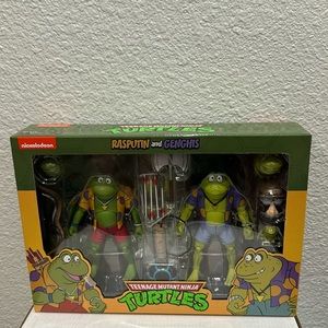 Teenage Mutant Ninja Turtles Genghis & Rasputin Action Figures Set